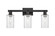 Arcadia Three Light Bath Vanity in Matte Black (405|716-3W-BK-G802)