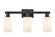 Arcadia Three Light Bath Vanity in Matte Black (405|716-3W-BK-G801)