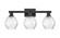 Arcadia Three Light Bath Vanity in Matte Black (405|716-3W-BK-G362)