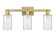 Arcadia Three Light Bath Vanity in Brushed Brass (405|716-3W-BB-G802)