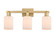 Arcadia Three Light Bath Vanity in Brushed Brass (405|716-3W-BB-G341)