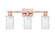 Arcadia Three Light Bath Vanity in Antique Copper (405|716-3W-AC-G802)