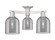 Arcadia Three Light Semi-Flush Mount in Brushed Satin Nickel (405|716-3F-SN-G558-6SM)