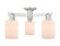Arcadia Three Light Semi-Flush Mount in Brushed Satin Nickel (405|716-3F-SN-G341)