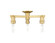 Arcadia Three Light Semi-Flush Mount in Satin Gold (405|716-3F-SG)