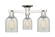 Arcadia Three Light Semi-Flush Mount in Polished Nickel (405|716-3F-PN-G2511)