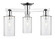 Arcadia Three Light Semi-Flush Mount in Polished Chrome (405|716-3F-PC-G802)
