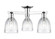 Arcadia Three Light Semi-Flush Mount in Polished Chrome (405|716-3F-PC-G442)