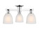 Arcadia Three Light Semi-Flush Mount in Polished Chrome (405|716-3F-PC-G441)