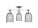 Arcadia Three Light Semi-Flush Mount in Polished Chrome (405|716-3F-PC-G257)