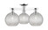 Arcadia Three Light Semi-Flush Mount in Polished Chrome (405|716-3F-PC-G122C-8CL)