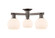 Arcadia Three Light Semi-Flush Mount in Oil Rubbed Bronze (405|716-3F-OB-G121-6)