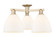 Arcadia Three Light Semi-Flush Mount in Champagne Bronze (405|716-3F-CB-GBD-91)