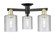 Arcadia Three Light Semi-Flush Mount in Black Antique Brass (405|716-3F-BAB-G112)