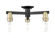 Arcadia Three Light Semi-Flush Mount in Black Antique Brass (405|716-3F-BAB)