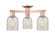 Arcadia Three Light Semi-Flush Mount in Antique Copper (405|716-3F-AC-G2511)