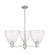 Arcadia Three Light Pendant in Satin Nickel (405|716-3CR-SN-GBD-94)