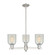 Arcadia Three Light Pendant in Satin Nickel (405|716-3CR-SN-G2511)