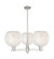 Arcadia Three Light Pendant in Satin Nickel (405|716-3CR-SN-G1216-10WM)