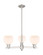 Arcadia Three Light Pendant in Satin Nickel (405|716-3CR-SN-G121-6)