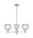 Arcadia Three Light Pendant in Satin Nickel (405|716-3CR-SN-G1215-6)
