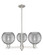 Arcadia Three Light Pendant in Satin Nickel (405|716-3CR-SN-G1213-8SM)
