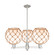 Arcadia Three Light Pendant in Satin Nickel (405|716-3CR-SN-G121-10RB)