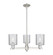 Arcadia Three Light Pendant in Satin Nickel (405|716-3CR-SN-G112)