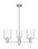 Arcadia Three Light Pendant in Satin Nickel (405|716-3CR-SN-G1113)