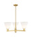 Arcadia Three Light Pendant in Satin Gold (405|716-3CR-SG-GBC-81)