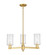 Arcadia Three Light Pendant in Satin Gold (405|716-3CR-SG-G802)