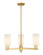 Arcadia Three Light Pendant in Satin Gold (405|716-3CR-SG-G801)