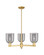 Arcadia Three Light Pendant in Satin Gold (405|716-3CR-SG-G558-6SM)