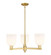 Arcadia Three Light Pendant in Satin Gold (405|716-3CR-SG-G558-6GWH)