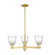 Arcadia Three Light Pendant in Satin Gold (405|716-3CR-SG-G442)