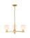 Arcadia Three Light Pendant in Satin Gold (405|716-3CR-SG-G121-6)