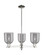 Arcadia Three Light Pendant in Polished Nickel (405|716-3CR-PN-G558-6SM)