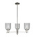 Arcadia Three Light Pendant in Polished Nickel (405|716-3CR-PN-G257)