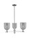 Arcadia Three Light Pendant in Polished Chrome (405|716-3CR-PC-G558-6SM)