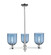 Arcadia Three Light Pendant in Polished Chrome (405|716-3CR-PC-G558-6BL)