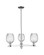 Arcadia Three Light Pendant in Polished Chrome (405|716-3CR-PC-G292)