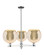 Arcadia Three Light Pendant in Polished Chrome (405|716-3CR-PC-G128-10)