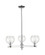 Arcadia Three Light Pendant in Polished Chrome (405|716-3CR-PC-G124-6)