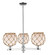 Arcadia Three Light Pendant in Polished Chrome (405|716-3CR-PC-G121-8RB)