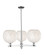 Arcadia Three Light Pendant in Polished Chrome (405|716-3CR-PC-G1216-10WM)