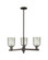 Arcadia Three Light Pendant in Oil Rubbed Bronze (405|716-3CR-OB-G259)