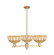 Arcadia Three Light Pendant in Champagne Bronze (405|716-3CR-CB-NBD2-9-NAT)