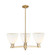 Arcadia Three Light Pendant in Champagne Bronze (405|716-3CR-CB-GBD-751)