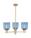 Arcadia Three Light Pendant in Champagne Bronze (405|716-3CR-CB-G558-6BL)