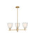 Arcadia Three Light Pendant in Champagne Bronze (405|716-3CR-CB-G381)